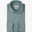 PROFUOMO Linen Shirt Cutaway - Blue