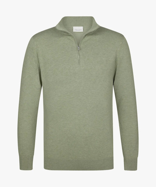 PROFUOMO Pullover Half Zip - Green
