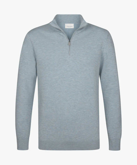 PROFUOMO Pullover Half Zip - Blue