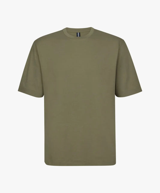 PROFUOMO T-Shirt Crew Neck - Mid Green