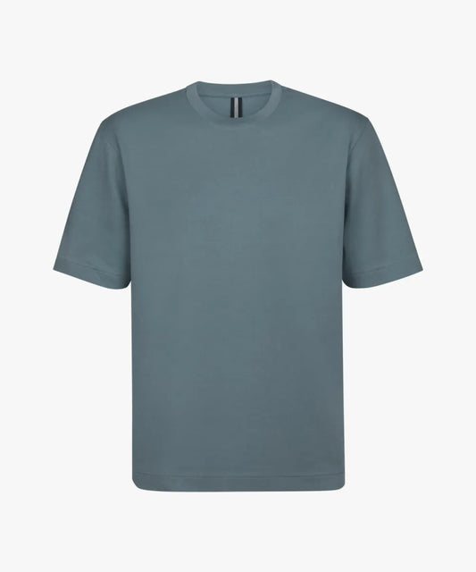 PROFUOMO T-Shirt Crew Neck - Grey Blue