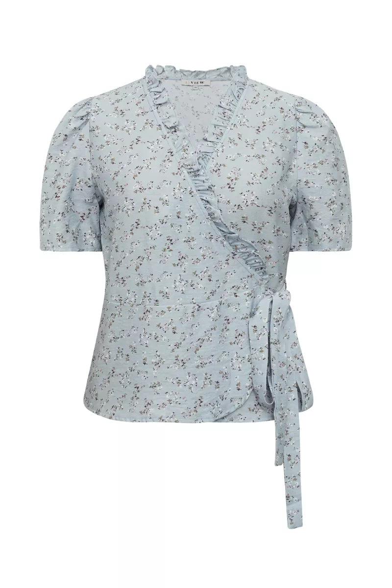 A VIEW Peony Wrap Blouse