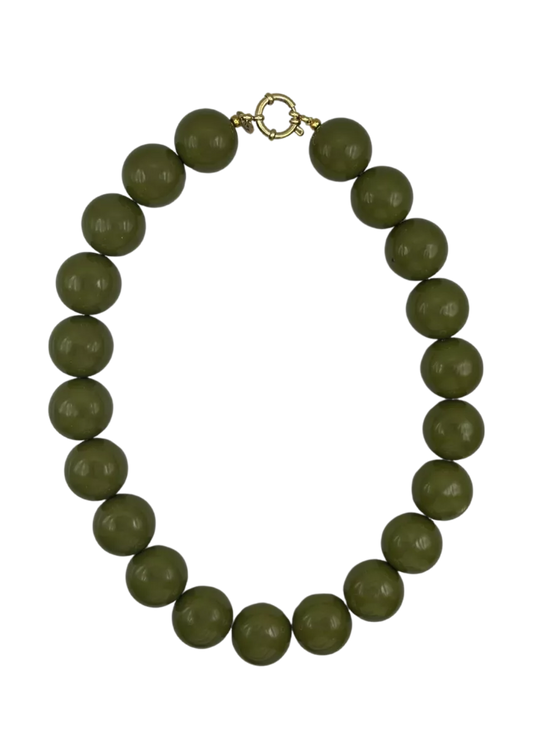BONNIE STUDIOS Wilma Necklace - Army Green