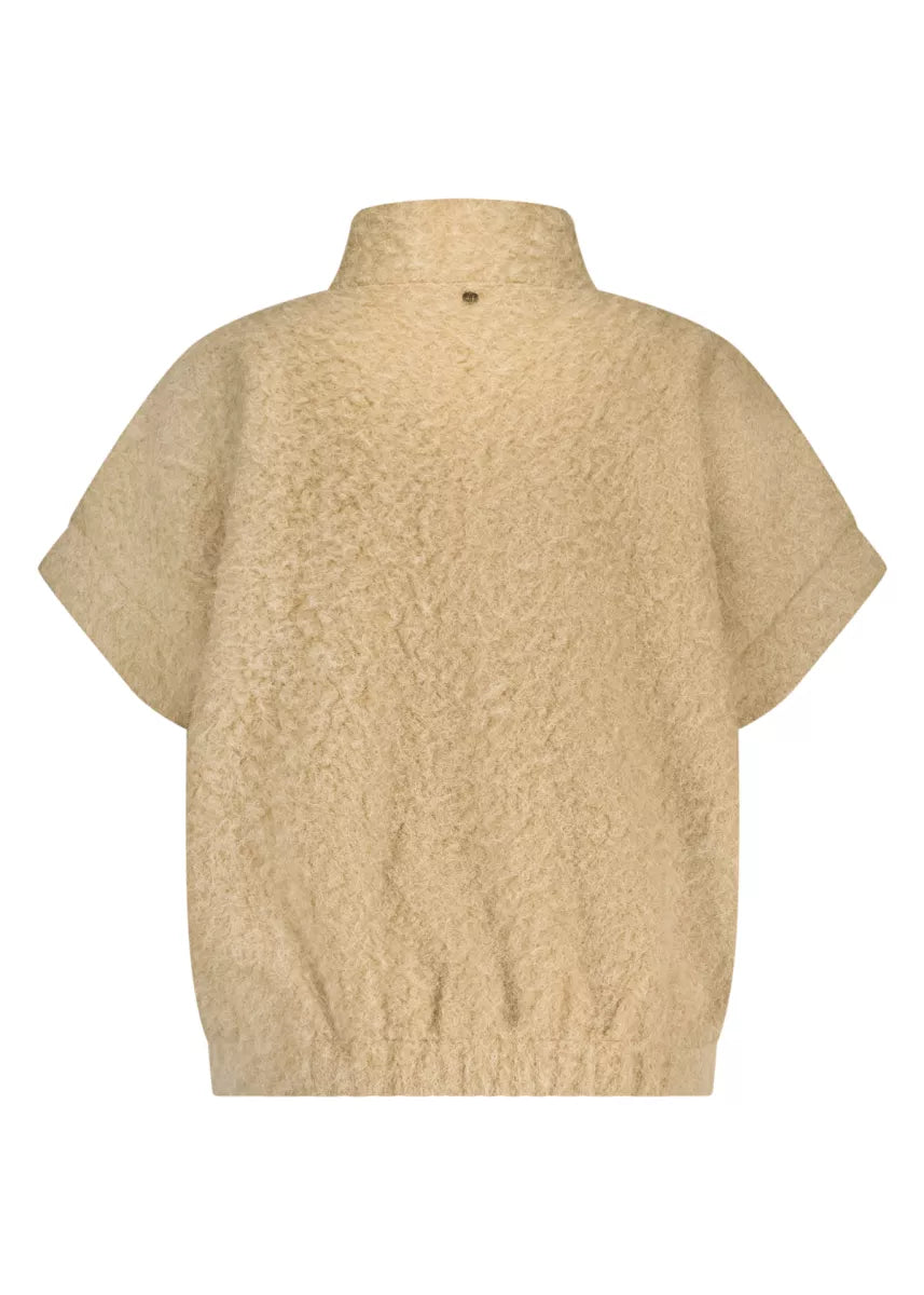 TRAMONTANA Bouclé Short Sleeve Jacket