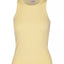A VIEW Rib Knit Tank Top - Pale Yellow