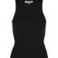 A VIEW Rib Knit Tank Top - Black