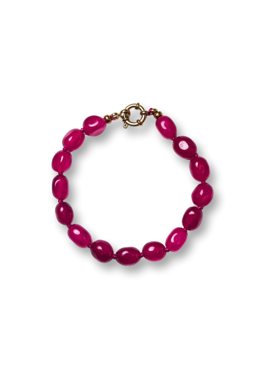 BONNIE STUDIOS Bobby Burgundy Bracelet