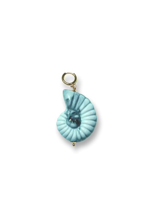 BONNIE STUDIOS Blue Shell Small Pendant