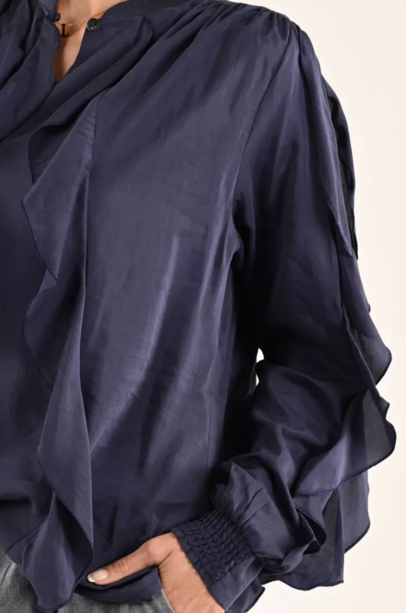 SUMMUM Top cotton viscose
