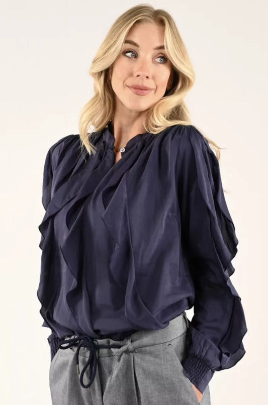 SUMMUM Top cotton viscose