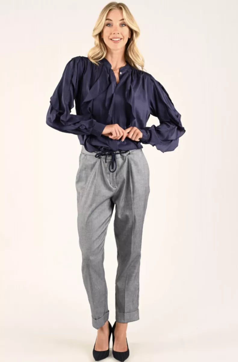 SUMMUM Top cotton viscose