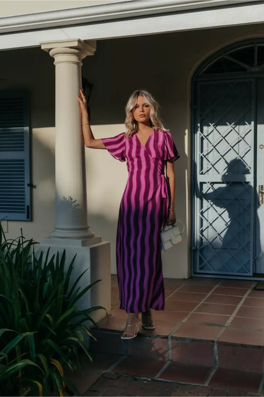 COLORFUL REBEL Ava Striped Real wrap