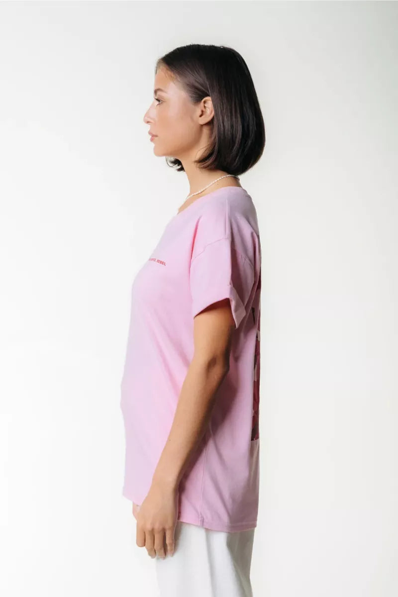 COLORFUL REBEL Flower square boxy tee