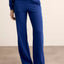 TRAMONTANA Structured Wide-Leg Trousers