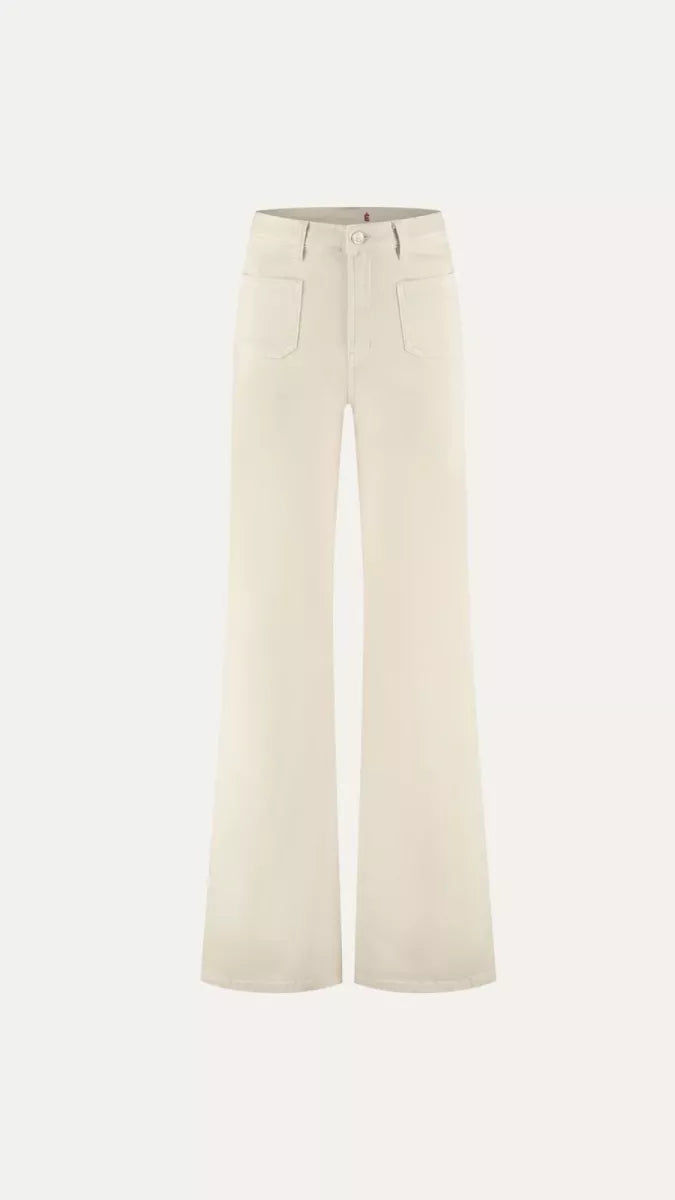 FLOREZ Ana Flared Pocket - Wisper White
