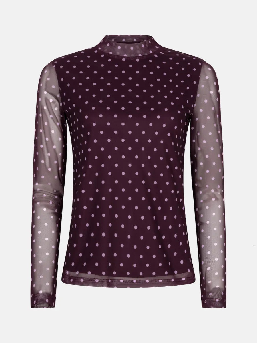 Ydence Top Bailey - Plum