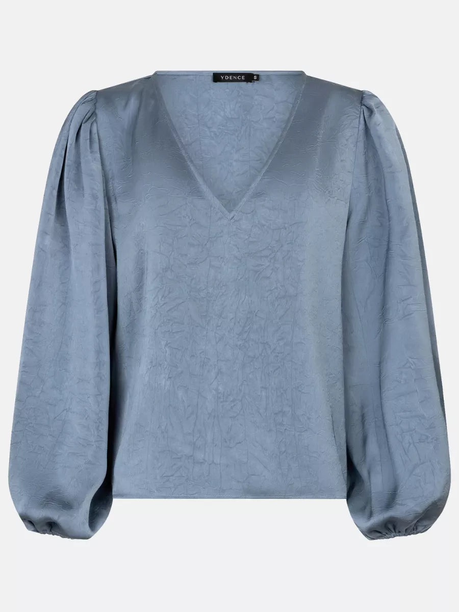 Ydence Top Nyma - Blue Grey