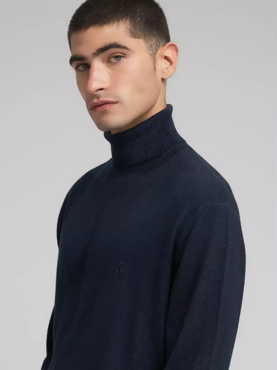 REPLAY Wool Blend Polo Pullover