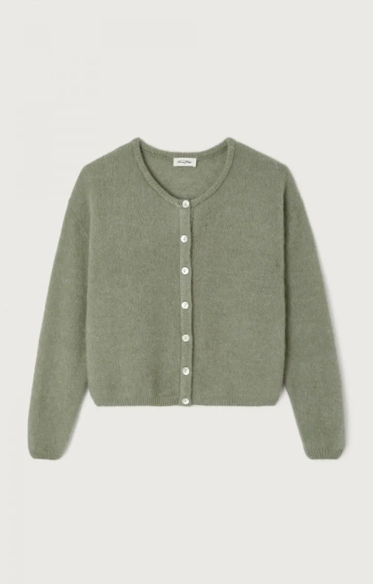 AMERICAN VINTAGE Vitow Cardigan - Khaki