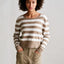 PENN&INK Striped Knit