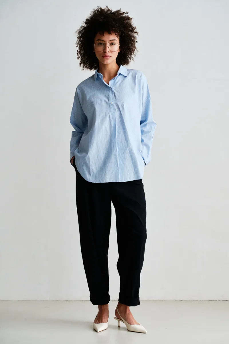 PENN&INK Striped Blouse