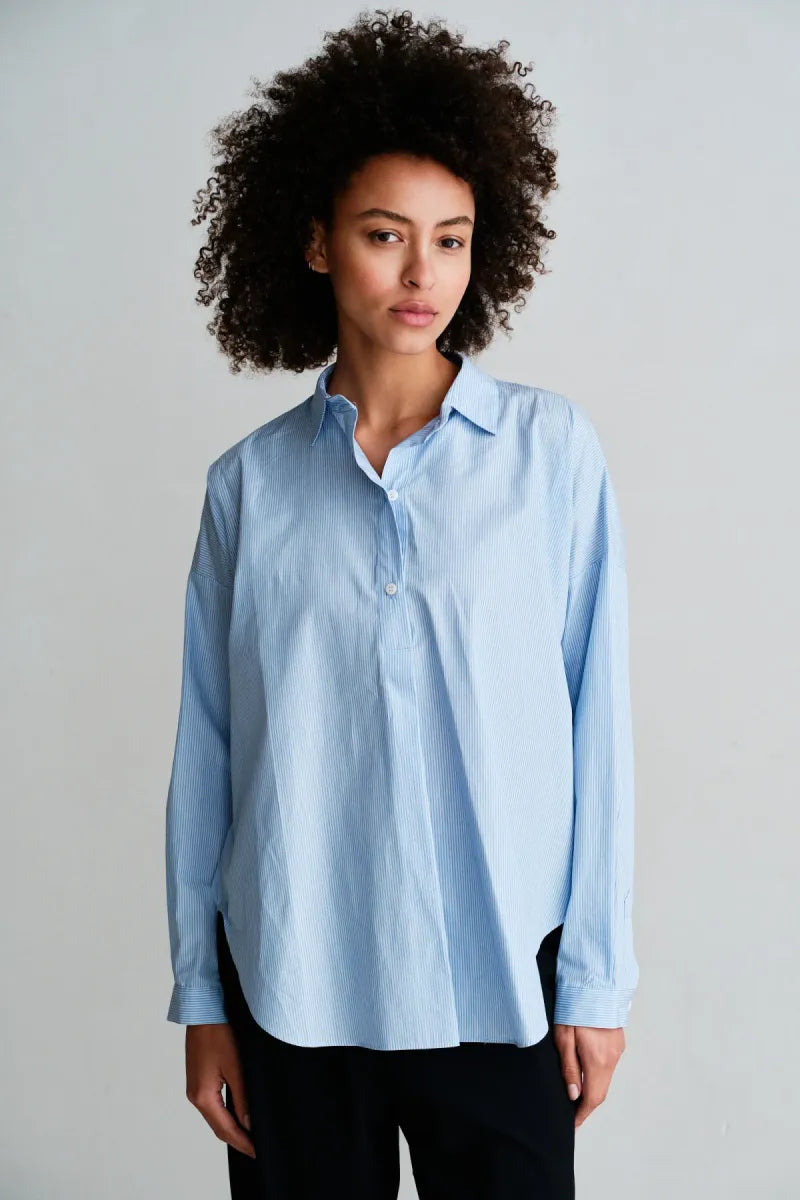 PENN&INK Striped Blouse