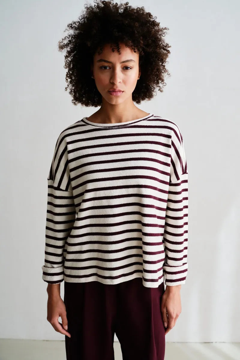 PENN&INK Striped Sweater