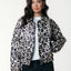 COLORFUL REBEL Bente Leopard Jacquard Jacket - Beige