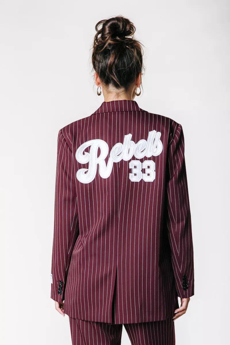 COLORFUL REBEL Jesra Pinstripe Blazer