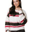 COLORFUL REBEL Olivia Stripe Sweater