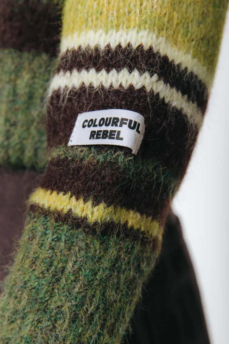 COLORFUL REBEL Olivia Striped Sweater