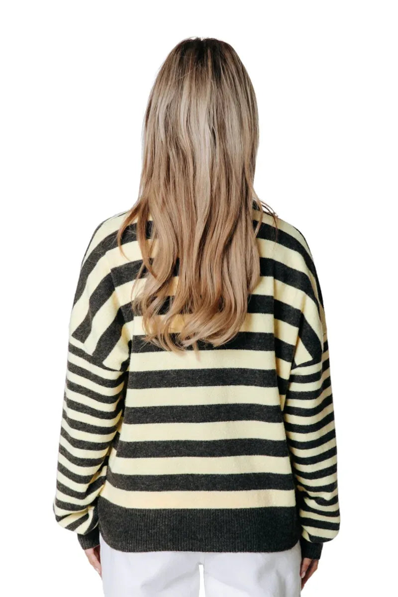 COLORFUL REBEL Linsey Striped Sweater