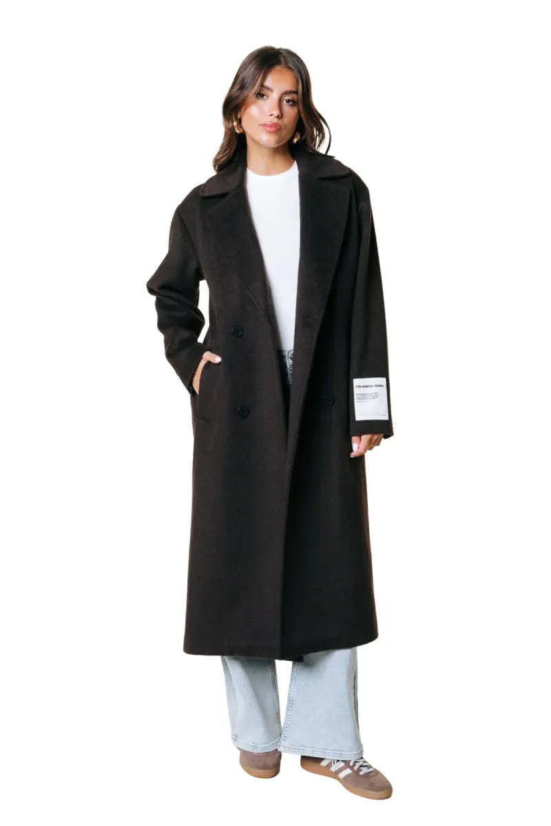 COLORFUL REBEL Zania Double Breasted Coat