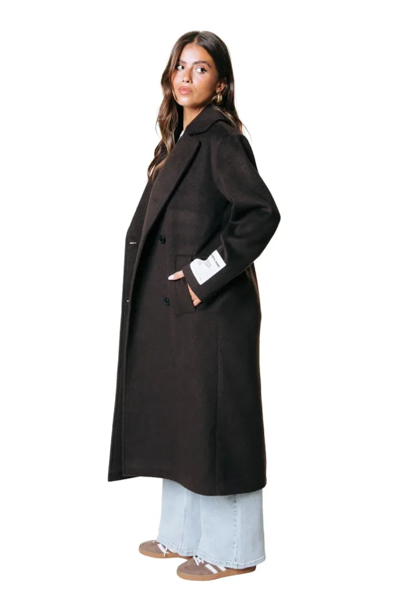 COLORFUL REBEL Zania Double Breasted Coat