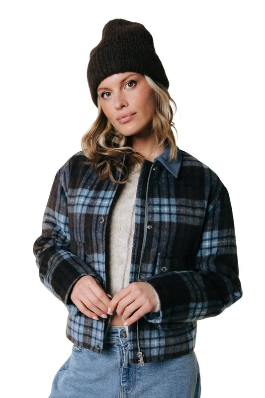COLORFUL REBEL Malou Brushed Check Jacket