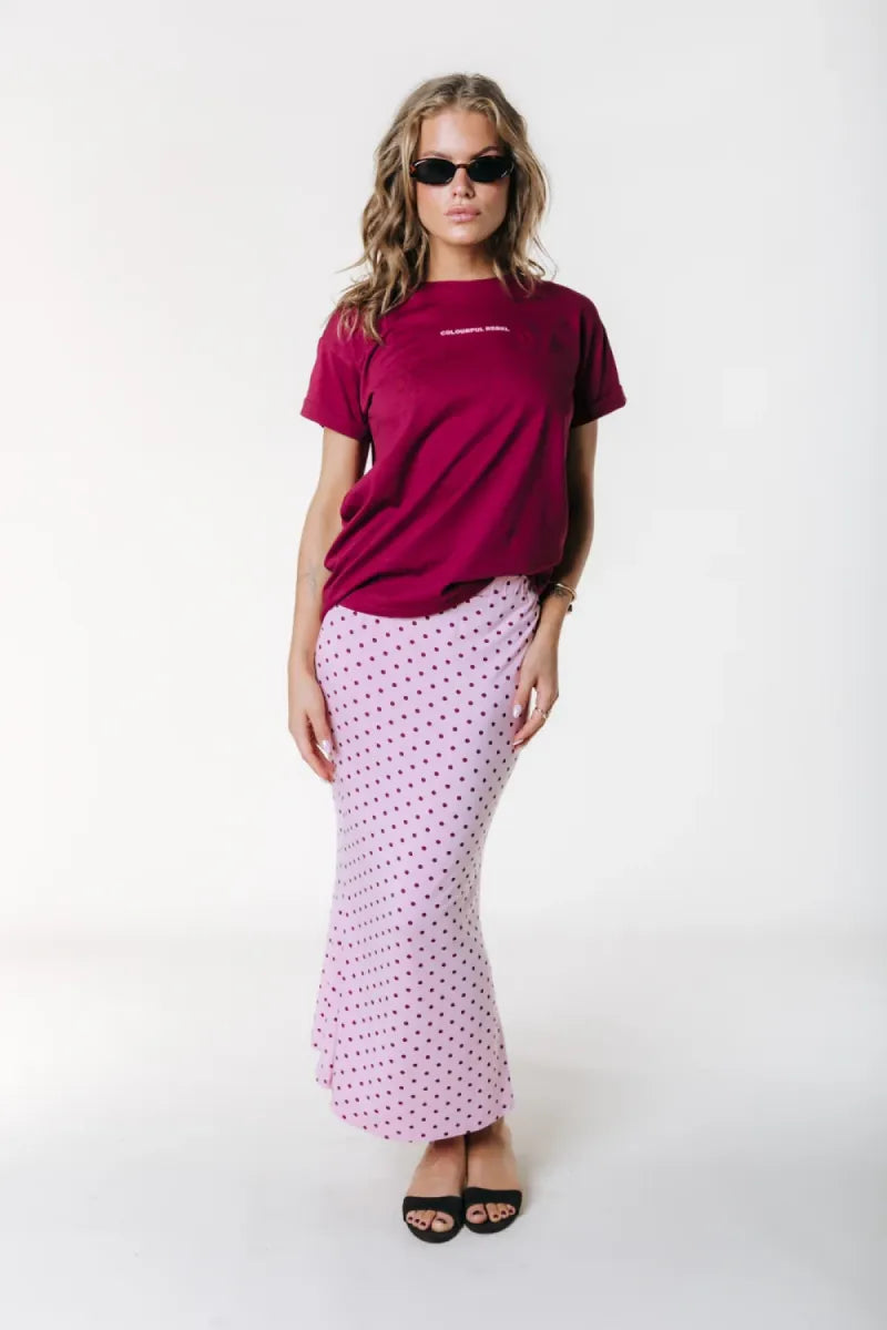 COLORFUL REBEL Josie Dots Skirt