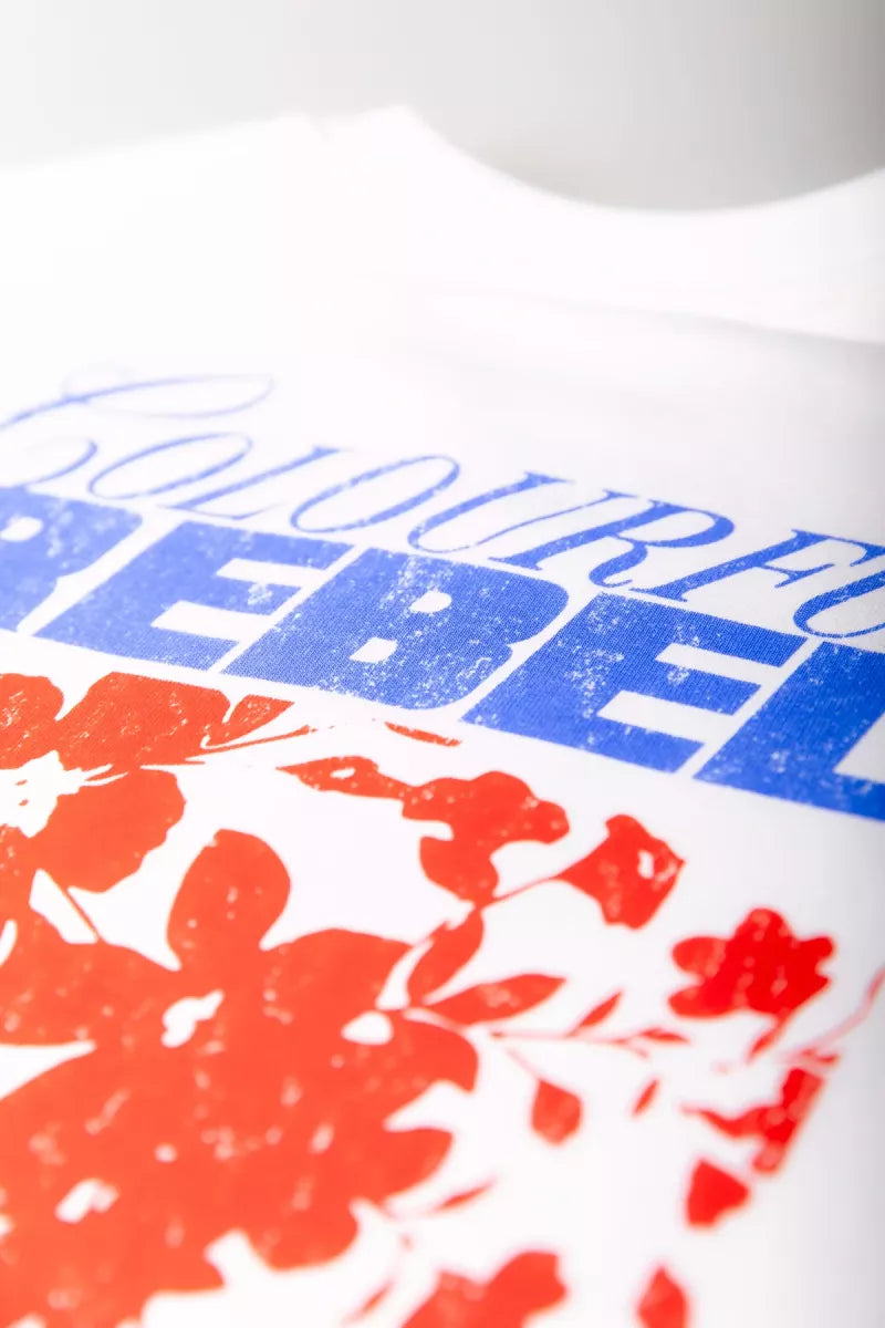 COLORFUL REBEL Flower Relaxed Sweat