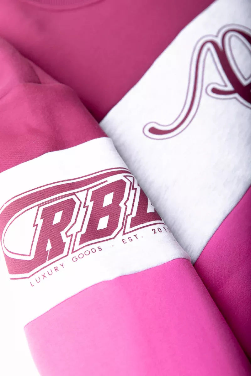 COLORFUL REBEL Colour Block Logo Sweat