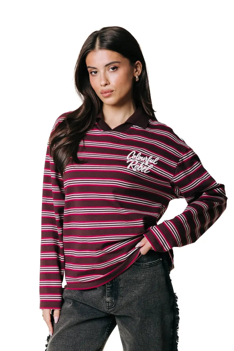 COLORFUL REBEL Sport Collar Longsleeve