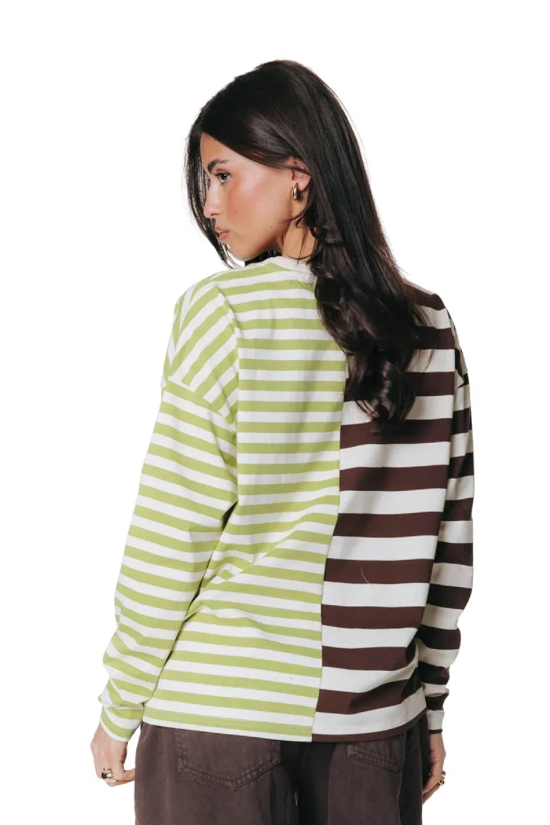COLORFUL REBEL Two Striped Longsleeve