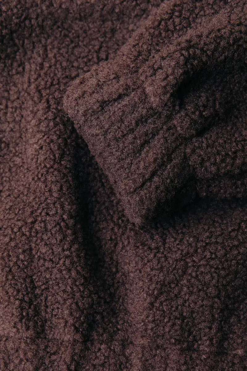 COLORFUL REBEL Jill's Teddy Zip Sweat