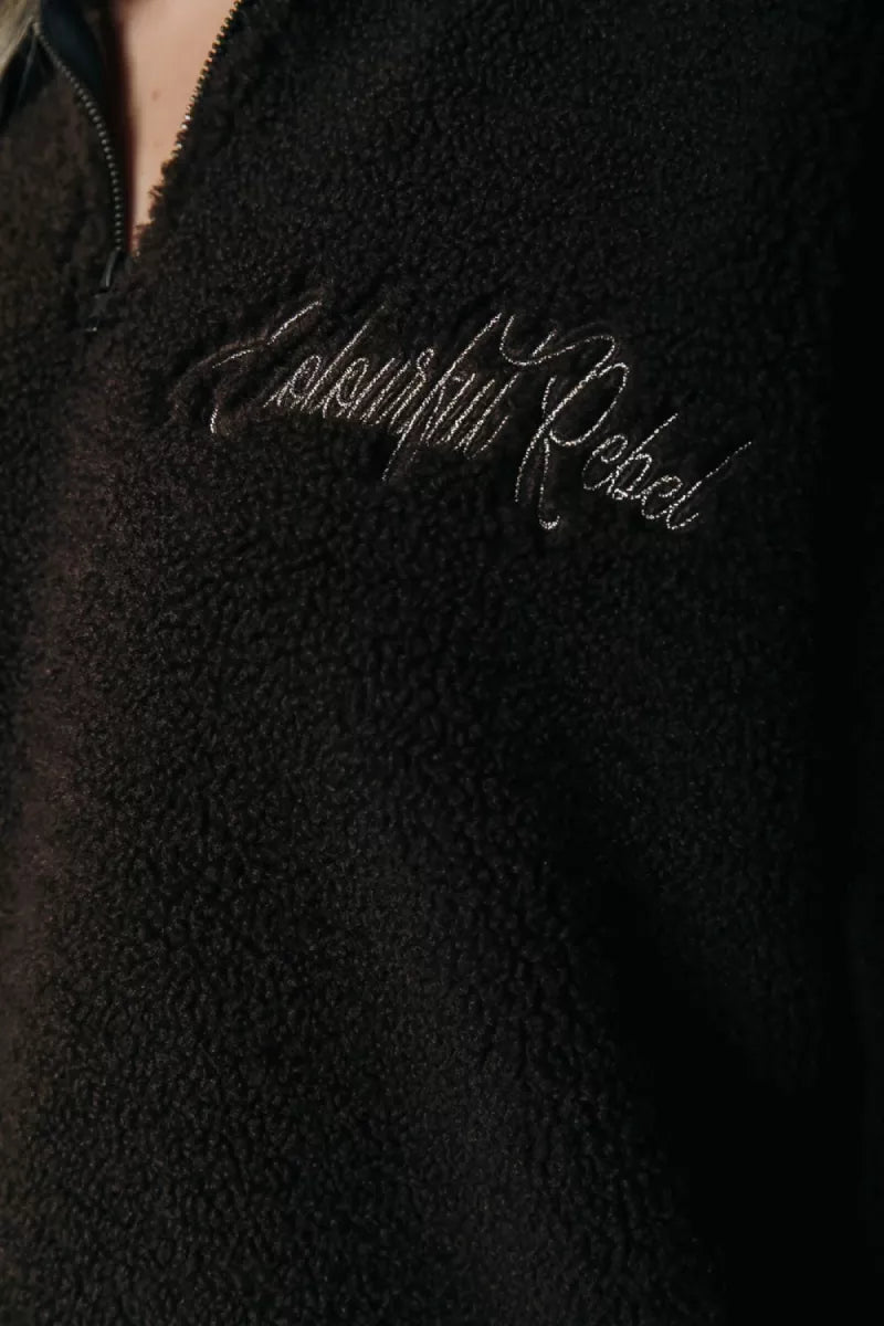 COLORFUL REBEL Jill's Teddy Zip Sweat