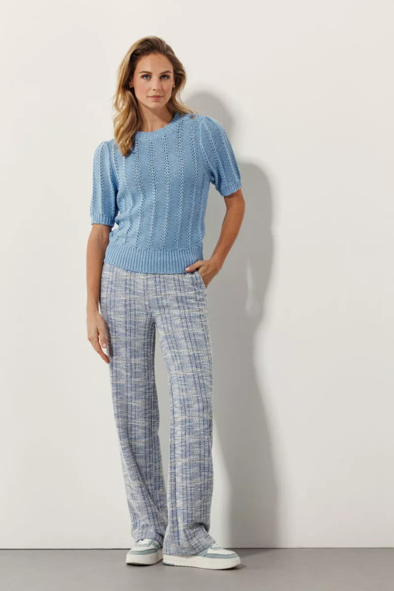 TRAMONTANA Stretch Tweed Trousers