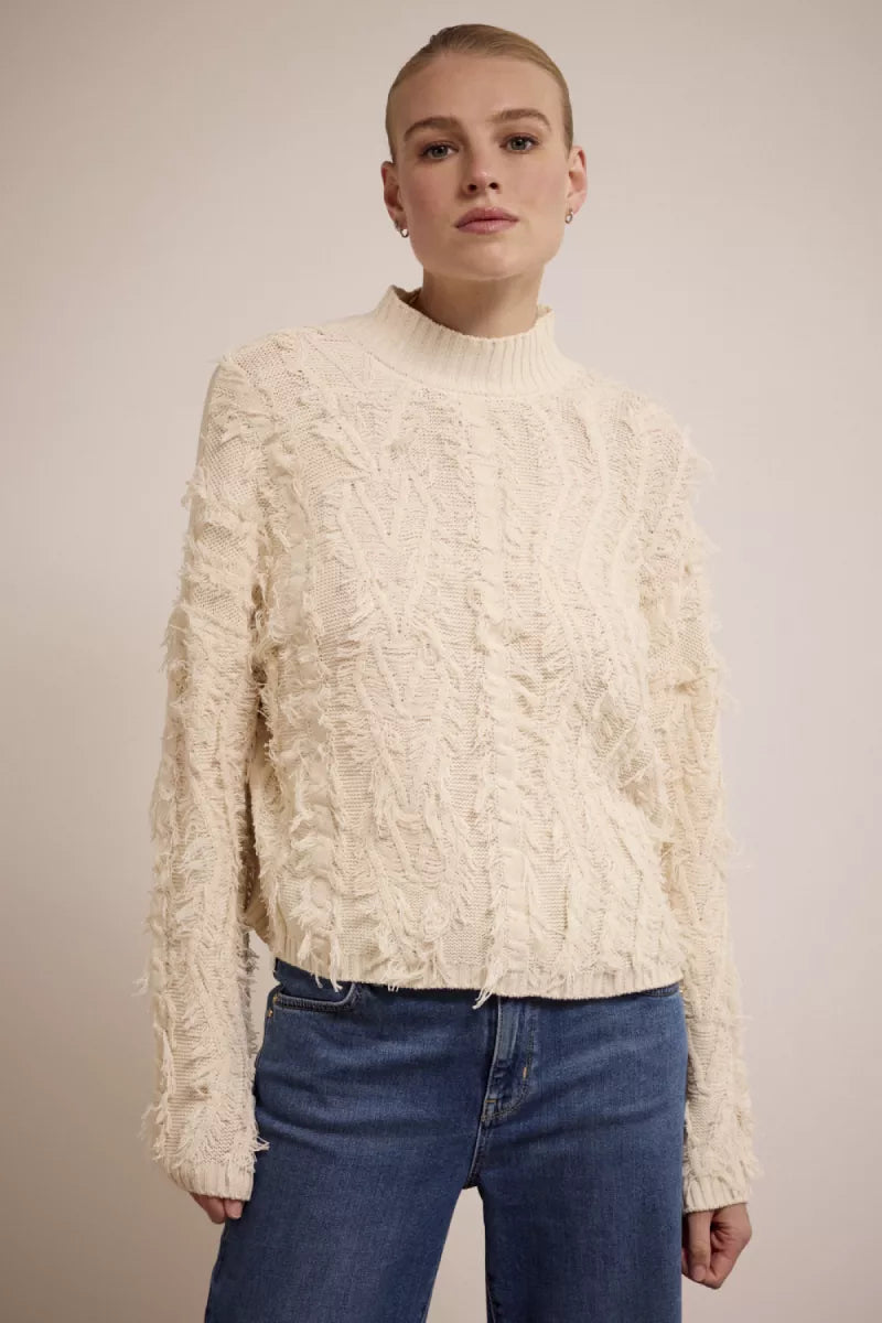 TRAMONTANA Fringe Knit Jumper