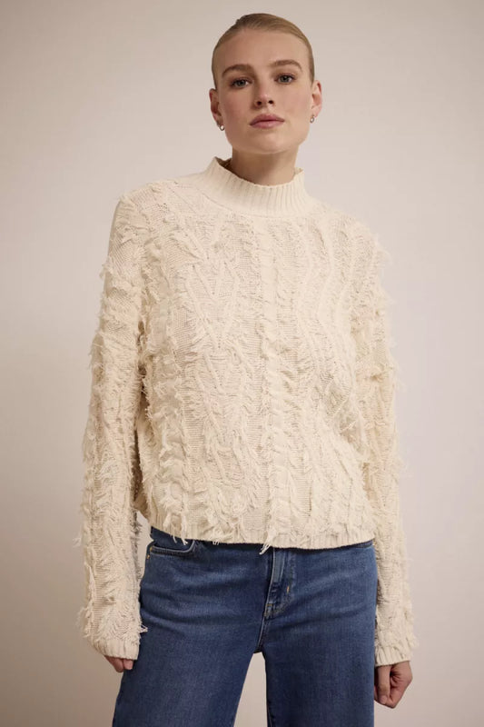 TRAMONTANA Fringe Knit Jumper
