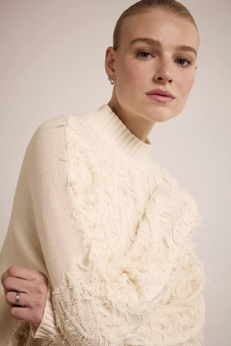 TRAMONTANA Fringe Knit Jumper