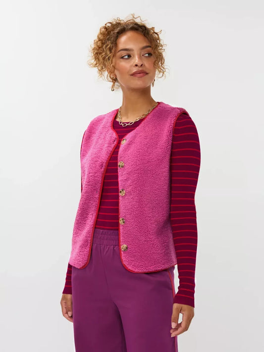 Ydence Gilet Puck - Fuchsia Purple