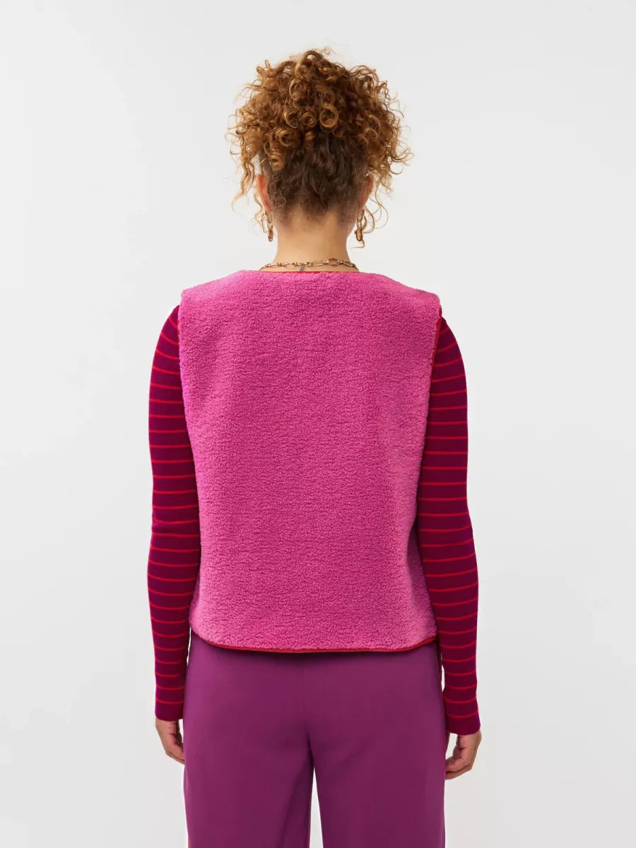 Ydence Gilet Puck - Fuchsia Purple