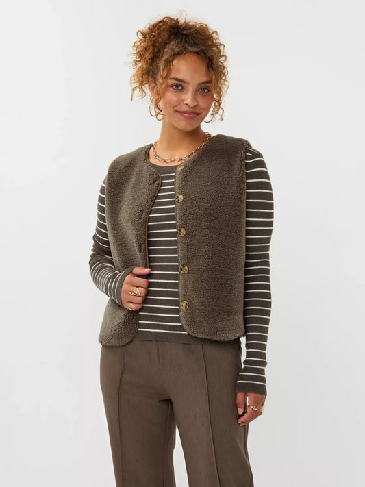 Ydence Gilet Puck - Mud