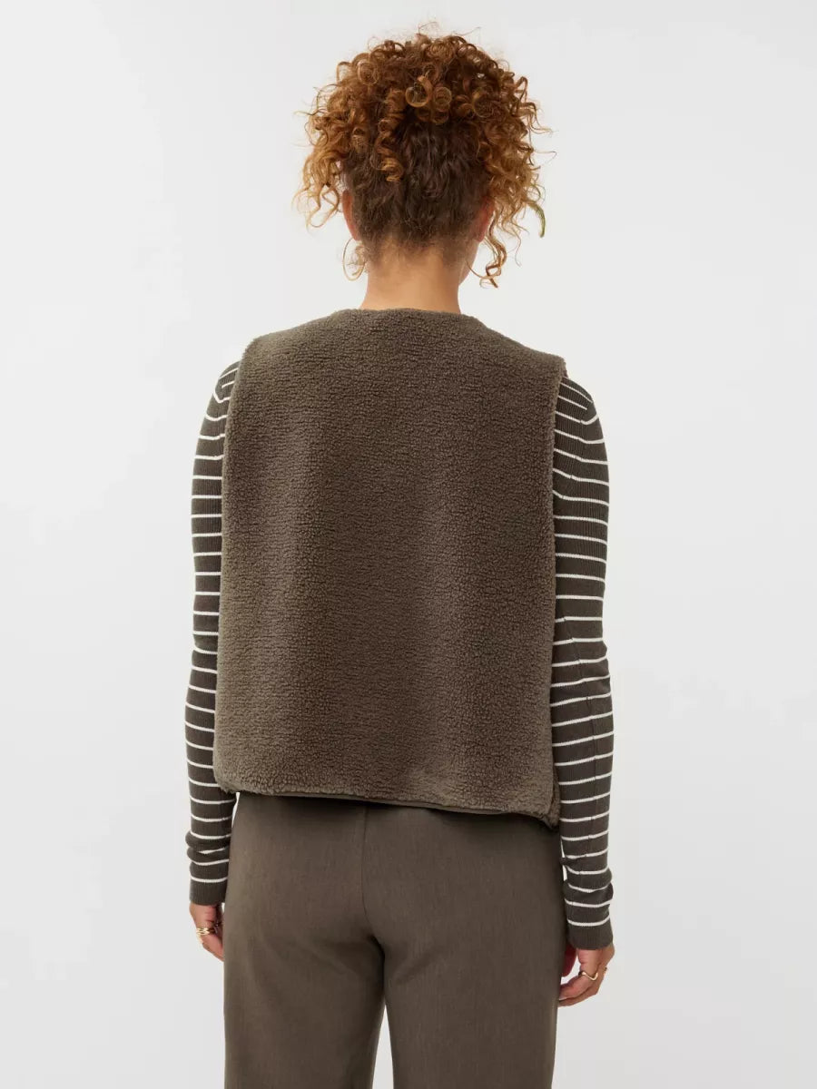 Ydence Gilet Puck - Mud